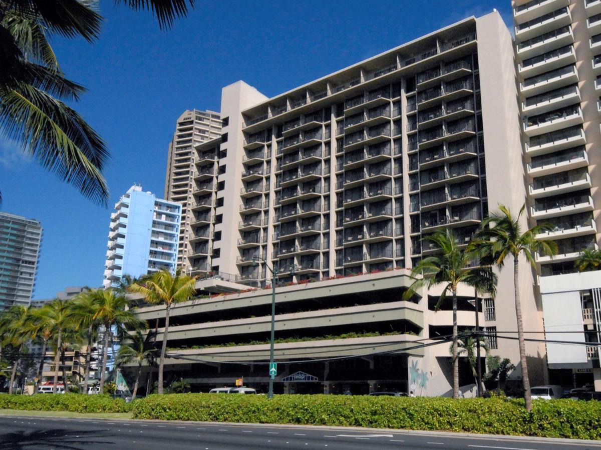 Апарт отель Aqua Palms Waikiki Гонолулу Экстерьер фото